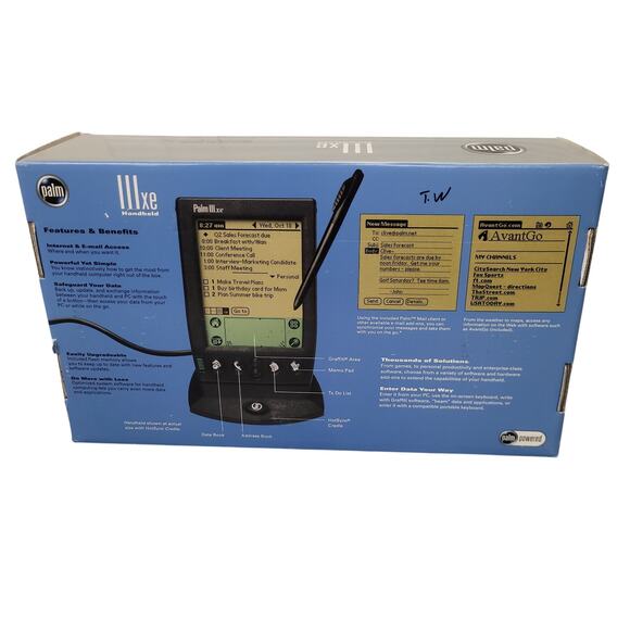 Vintage PALM IIIXE 3XE Handheld Personal Organizer For Parts Or Repair READ - Picture 4 of 15